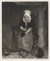 TvB G 2828
<br/>
Ouder worden
<br/>
<em>Steelink, Abram George (1844-1920)</em>